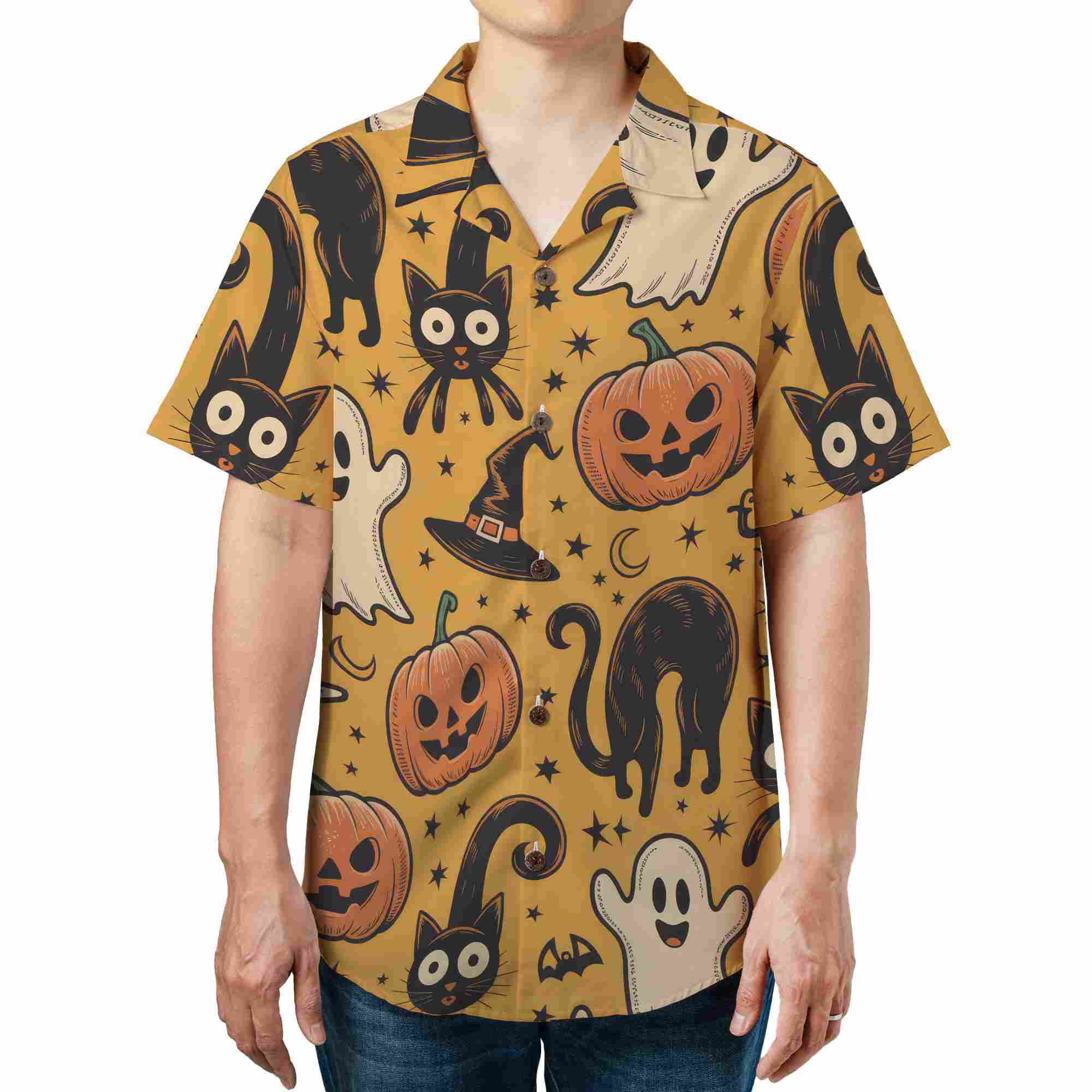 White Hibiscus Blue Tropical Leaf Seamless Hawaiian Shirt Beach Outfit 2026