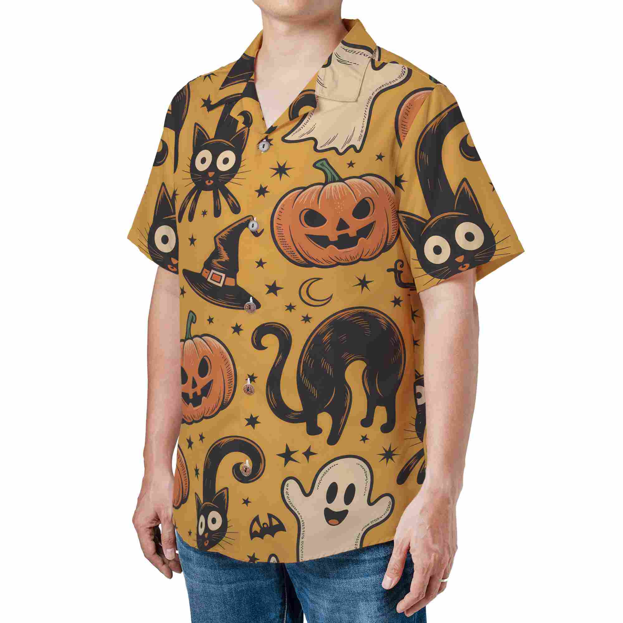 White Hibiscus Blue Tropical Leaf Seamless Hawaiian Shirt Beach Outfit 2026