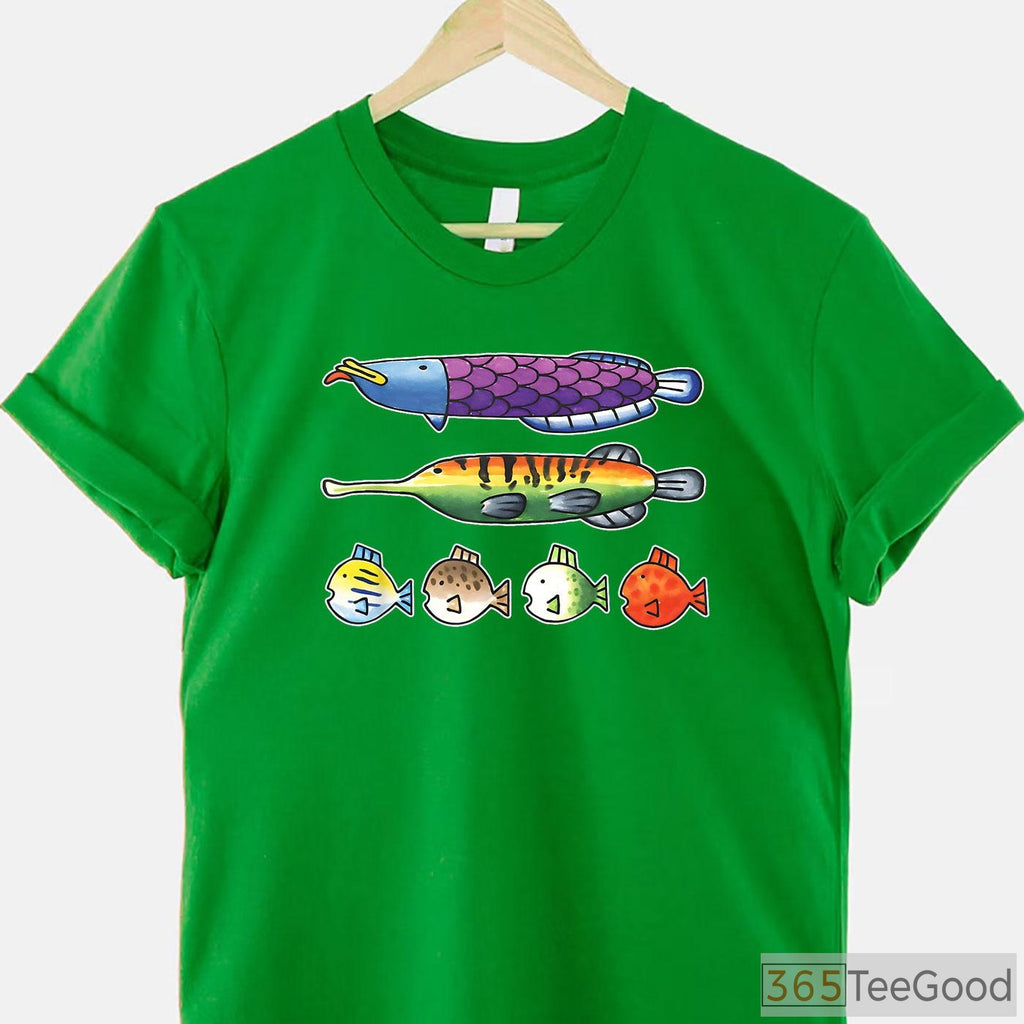 Wii Sports Style Fishing Species Shirt, Retro Gamer Fisherman Graphic Tee