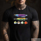 Wii Sports Style Fishing Species Shirt, Retro Gamer Fisherman Graphic Tee