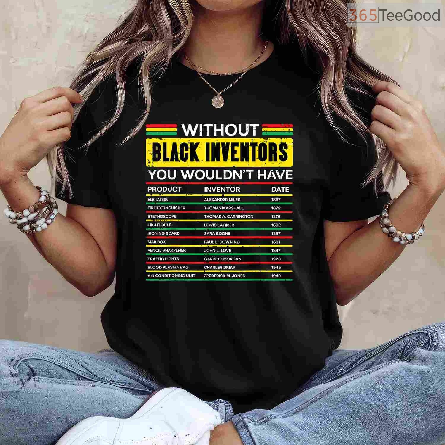 Without Black Inventors History Month T-Shirt Celebrating African American Innovation Shirt