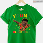 Young King Dabbing T-Shirt African American Boys Cool Kid Gift Black History Month Shirt