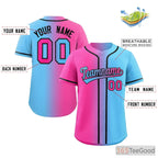 Yellow and Pink Baseball Jersey Tee for Men & Women - A vibrant choice for casual style