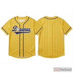Yellow Baseball Jersey Tee for Men & Women - A cheerful choice for casual comfort