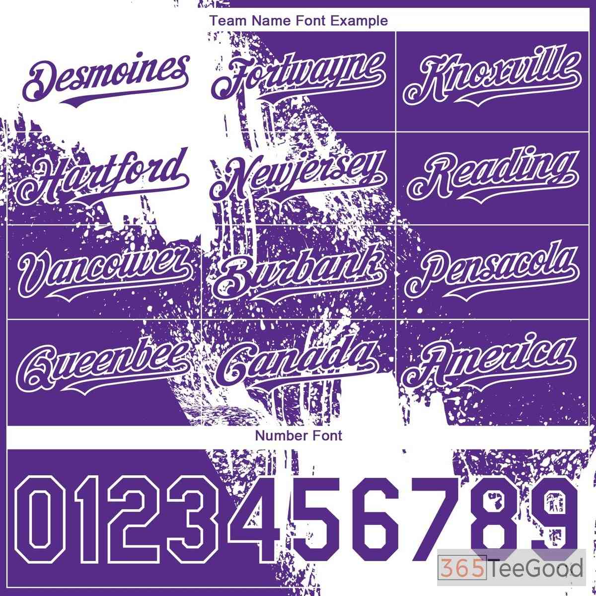 Yellow & Purple Baseball Jersey Tee - Custom Stitched Name & Number
