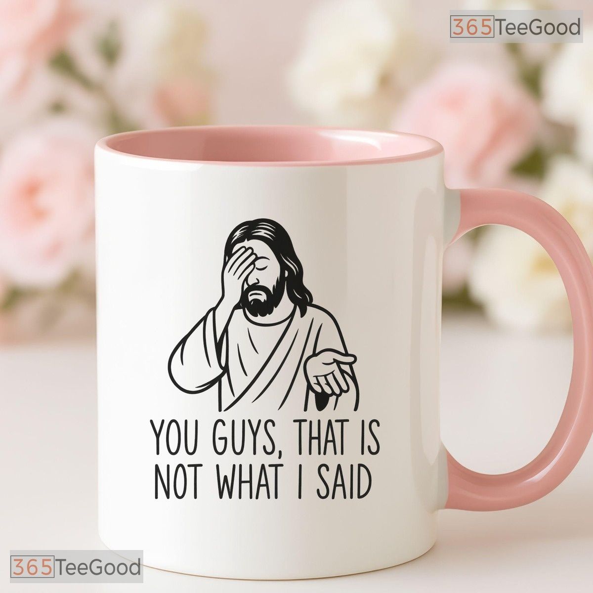 Funny Christian Jesus Slogan Mug - Humorous Religious Quote Gift Ceramic Accent Mug