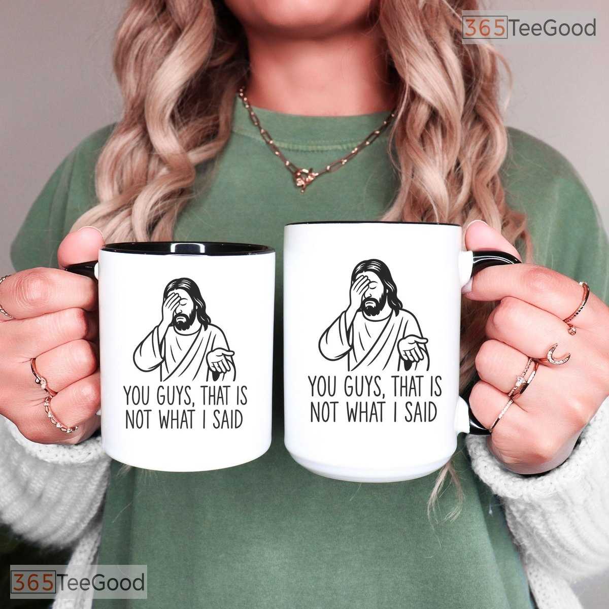 Funny Christian Jesus Slogan Mug - Humorous Religious Quote Gift Ceramic Accent Mug