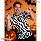 Wild Zebra Animal Print Costume Novelty Graphic 3D Printed Casual Unisex Tee Shirt