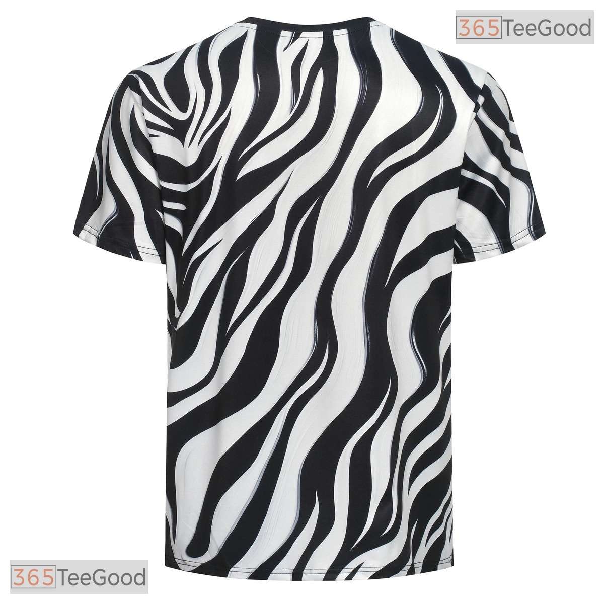Wild Zebra Animal Print Costume Novelty Graphic 3D Printed Casual Unisex Tee Shirt